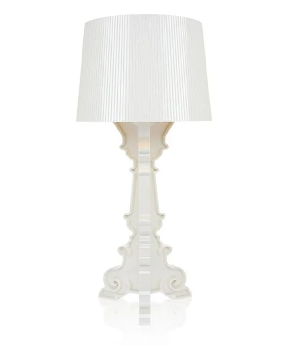 Kartell - Bourgie Lampe de Table Blanc/Or