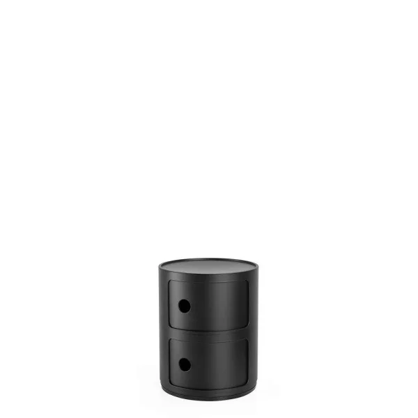 Kartell - Componibili 2 Table D'appoint Matt Black