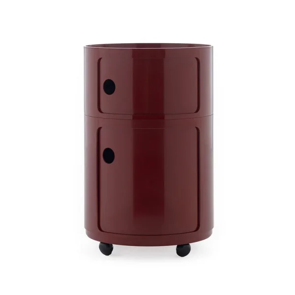 Kartell - Componibili Big Container, rouge, 2 éléments, hauteur 61,5 cm