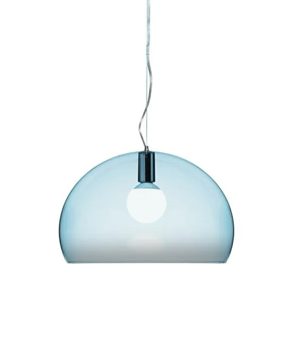 Kartell - FL/Y Suspension Bleu Clair