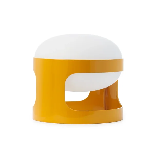 Kartell - lampe de table LED KD28, jaune moutarde, hauteur 23 cm
