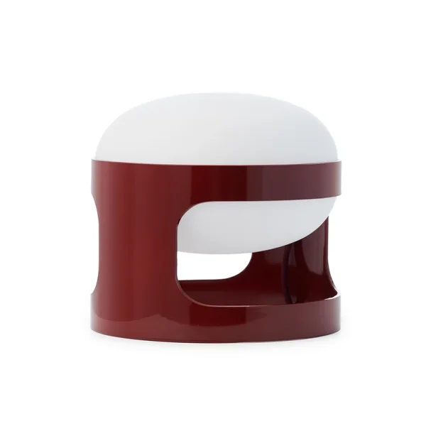 Kartell - lampe de table LED KD28, rouge foncé, hauteur 23 cm