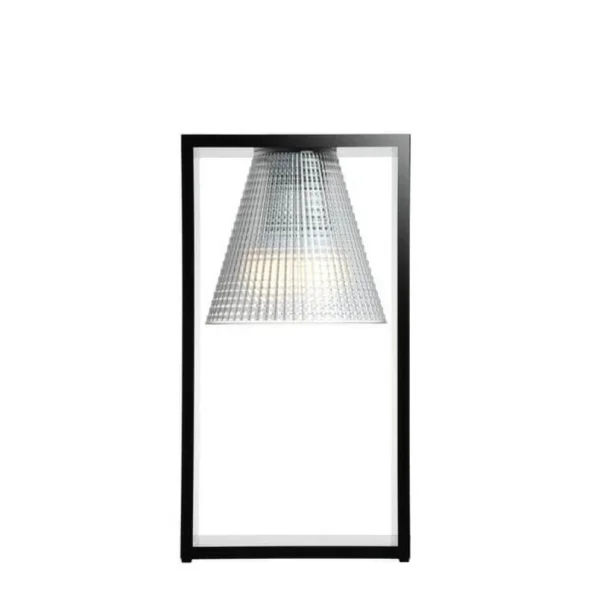 Kartell - Light-Air Table Lamp Crystal/Black
