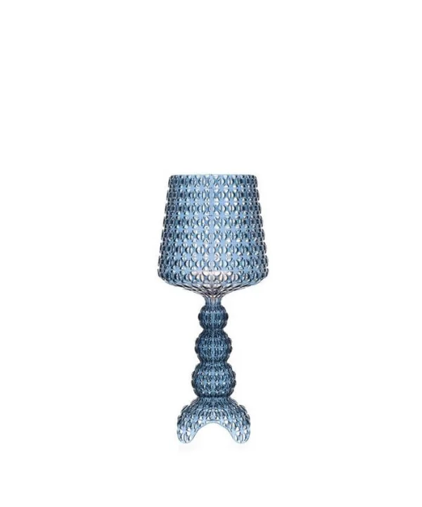 Kartell - Mini Kabuki Lampe de Table Bleu Clair