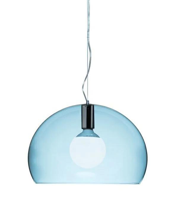 Kartell - Petit FL/Y Suspension Bleu Ciel