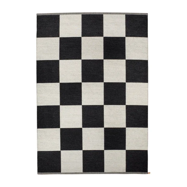 Kasthall Tapis Checkerboard Icon 165x240 cm Midnight black