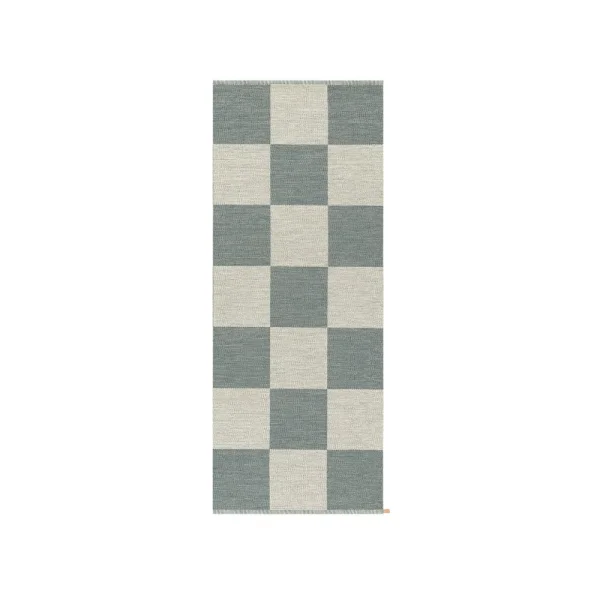 Kasthall Tapis Checkerboard Icon 85x200 cm Polarized Blue