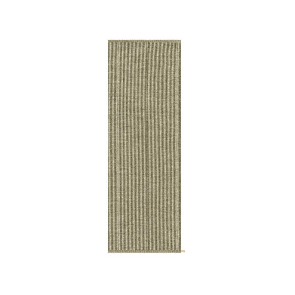 Kasthall Tapis de couloir Stripe Icon green field 383 90x250 cm