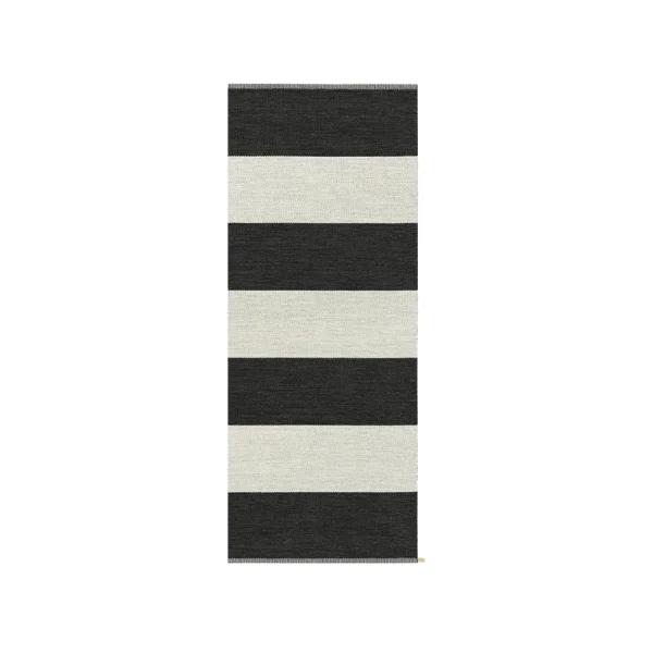 Kasthall Tapis de couloir Wide Stripe Icon Midnight black 200x85 cm