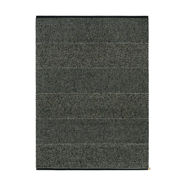 Kasthall Tapis Fasad Duo Dark black-light grey 501, 250x350 cm