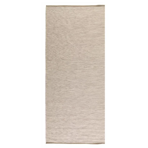 Kateha Tapis de couloir Allium 80 x 250 cm gris clair