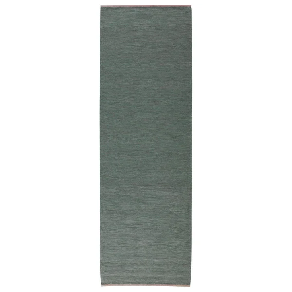 Kateha Tapis de couloir Allium 80 x 250 cm vert mat