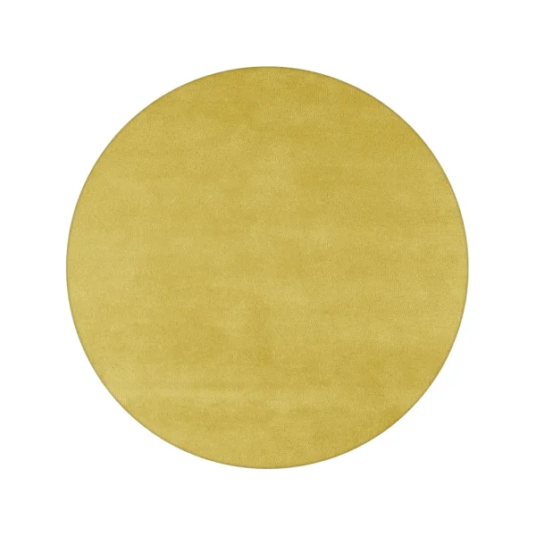 Kateha Tapis Sencillo rond yellow, 220 cm