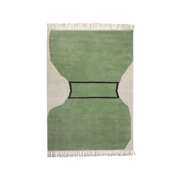 Kateha Tapis Silhouette flossa dusty green, 200x300 cm