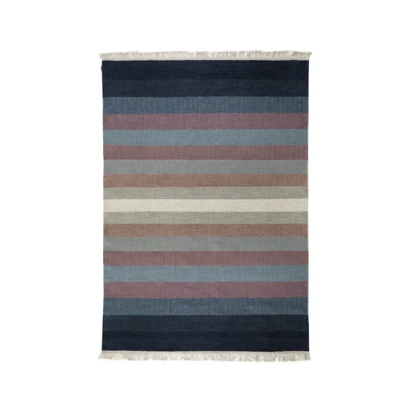 Kateha Tapis Tofta wave Bleu, 170x240 cm