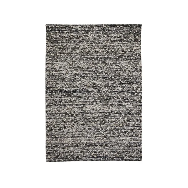 Kateha Tapis Woolly Black/white, 200x300 cm