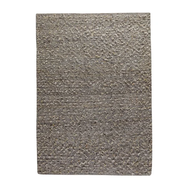 Kateha Tapis Woolly Gris clair 170x240 cm