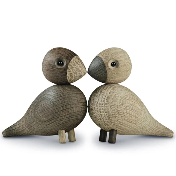 Kay Bojesen Denmark Lovebirds Kay Bojesen lot de 2 chêne, 2 pièces