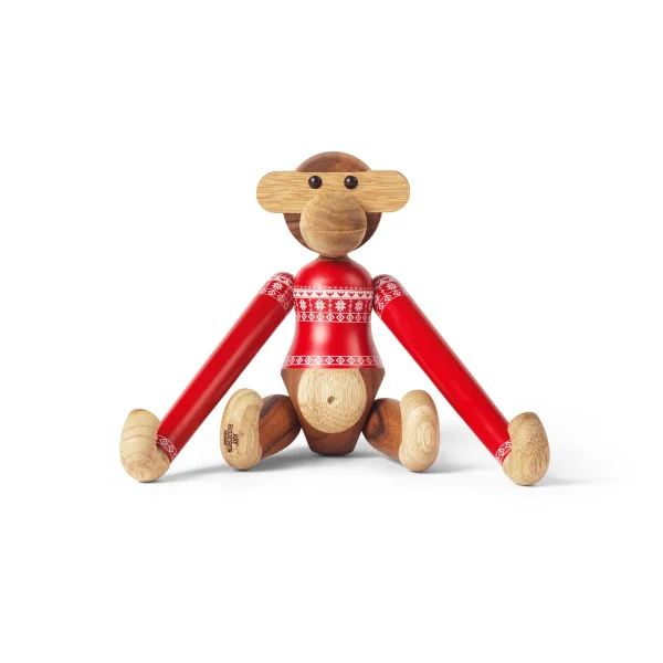 Kay Bojesen Denmark Petit pull de Noël singe 2024 Kay Bojesen Teck-Limba