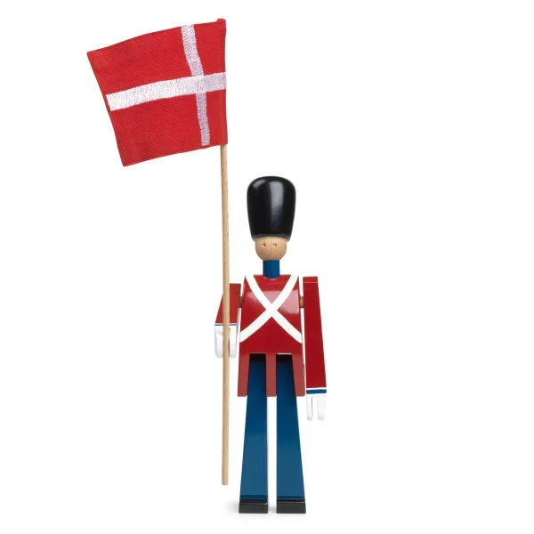 Kay Bojesen Denmark Porte-drapeau avec drapeau en tissu Kay Bojesen 29,5 cm