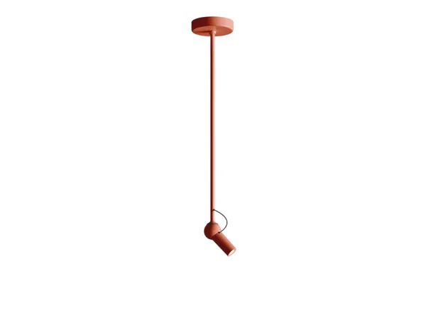 KDLN - Bird Applique Murale/Plafonnier  w/2 Rod H3,5+H20,5 Brick Red