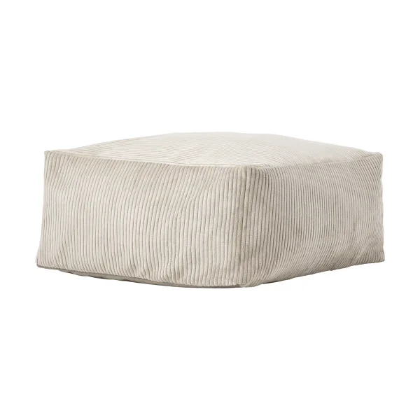 Kid's Concept Pouf assise Kid's Base 85x85x34 cm Blanc naturel