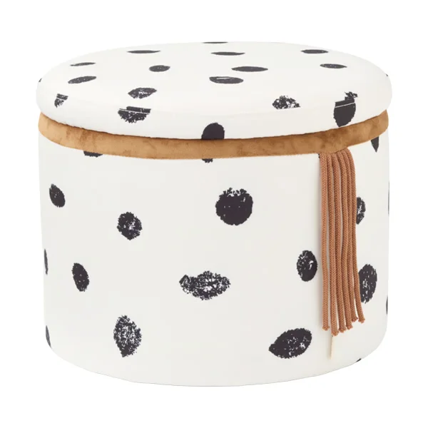 Kid's Concept Pouf avec rangement Pippi Ø40x30,5 cm Multi