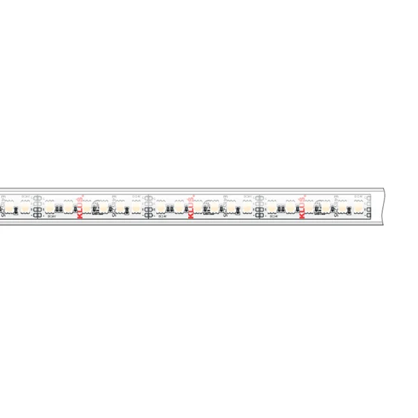 Klus Bande LED - largeur 1,67 cm, longueur 500 cm - 24Vdc - 19,2W LED par mètre - 120 LED par mètre - IP65 - RGB