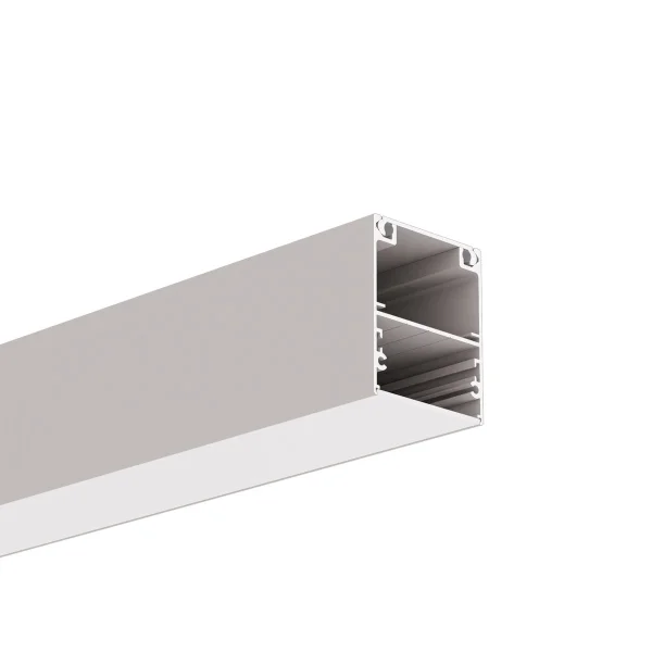 KLUS Inter-plus - Profilé LED - 4,99 x 6 cm - longueur de 200 cm - argent anodisé