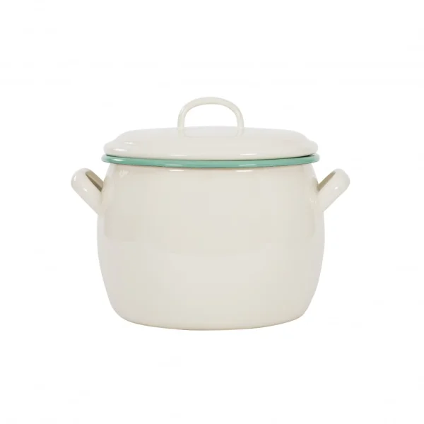 Kockums Jernverk Fait-tout avec couvercle Kockums 4 l Cream Lux (beige)