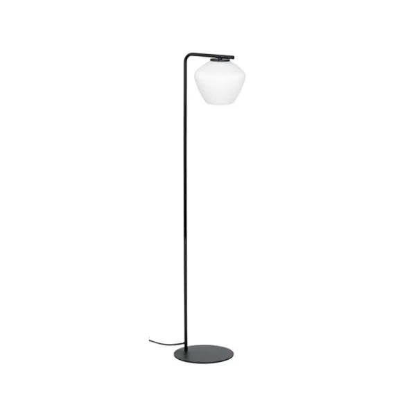 Konsthantverk Lampe sur pied DK noir/opale