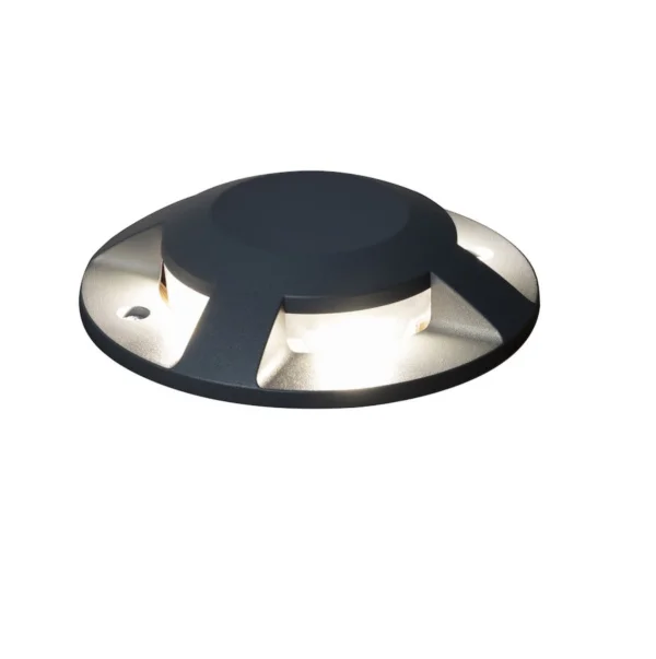 Konstmide Deck - spot en saillie - Ø 20 x 4,5 cm - 12W LED inclus - IP65 - anthracite