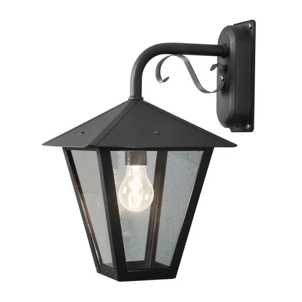 Konstsmide Benu - applique murale d'extérieur - 26 x 32 x 43 cm - IP23 - noir