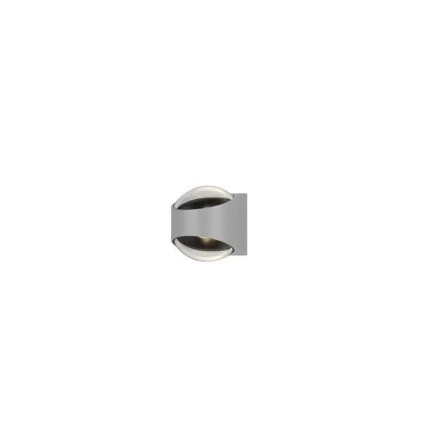 Konstsmide Bitonto - applique murale extérieure - 10,5 x 12 x 12 cm - 2x 5,5W LED inclus - IP54 - blanc