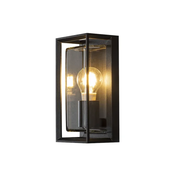 Konstsmide Brindisi - applique murale extérieure - 13 x 12 x 26 cm - IP54 - noir