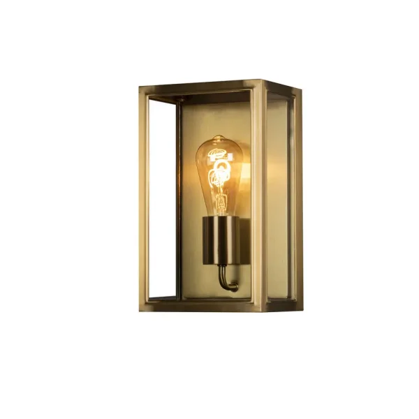 Konstsmide Capri - applique murale extérieure - 18 x 13,5 x 30 cm - IP44 - laiton