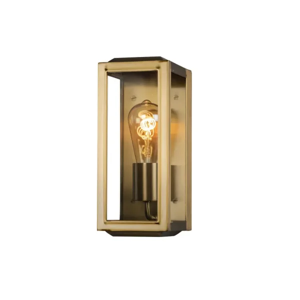 Konstsmide Capri Mini - applique murale extérieure - 12,5 x 15 x 30 cm - IP44 - laiton