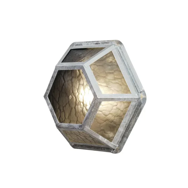 Konstsmide Castor - applique murale d'extérieur - 33 x 11 x 30 cm - IP23 - acier galvanisé