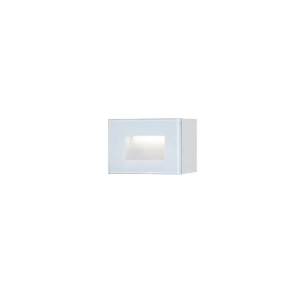Konstsmide Chieri – applique murale extérieure – 12 x 5,5 x 8 cm – 4W LED inclus – IP54 – blanc