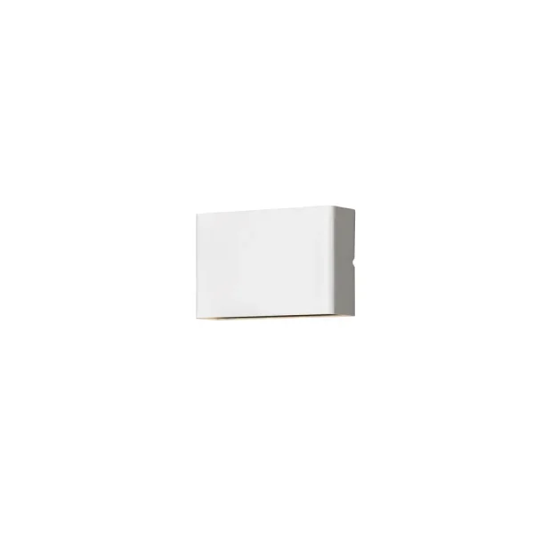 Konstsmide Chieri - applique murale extérieure - 17 x 6 x 11 cm - 8W LED inclus - IP54 - blanc