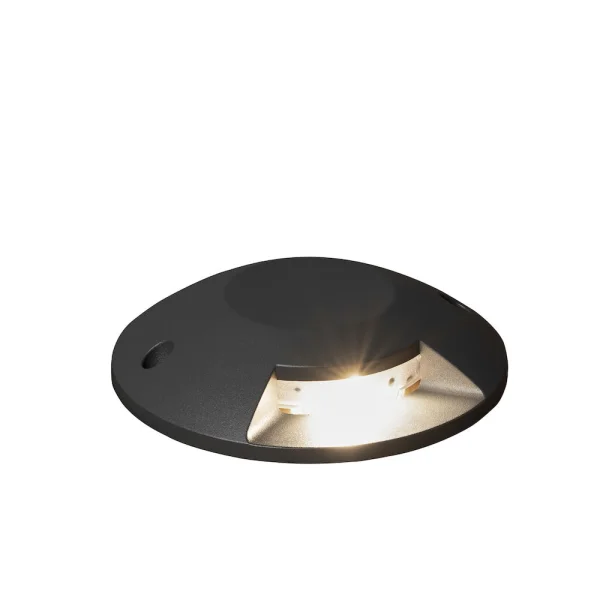 Konstsmide Deck - spot en saillie - Ø 20 x 4,5 cm - 5W LED inclus - IP65 - anthracite