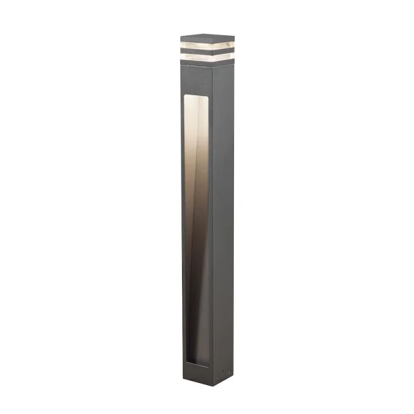 Konstsmide Massa - lampe de jardin - 11x 100 x 11 cm - 8W LED inclus - IP54 - anthracite