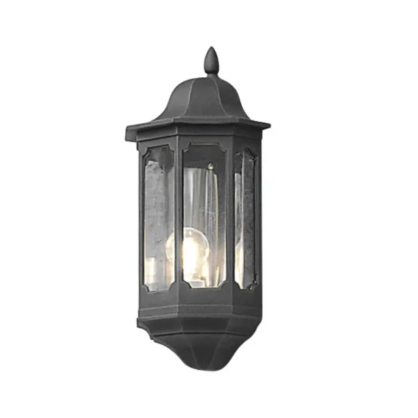 Konstsmide Pallas - applique murale d'extérieur - 14 x 22 x 47 cm - IP23 - noir mat