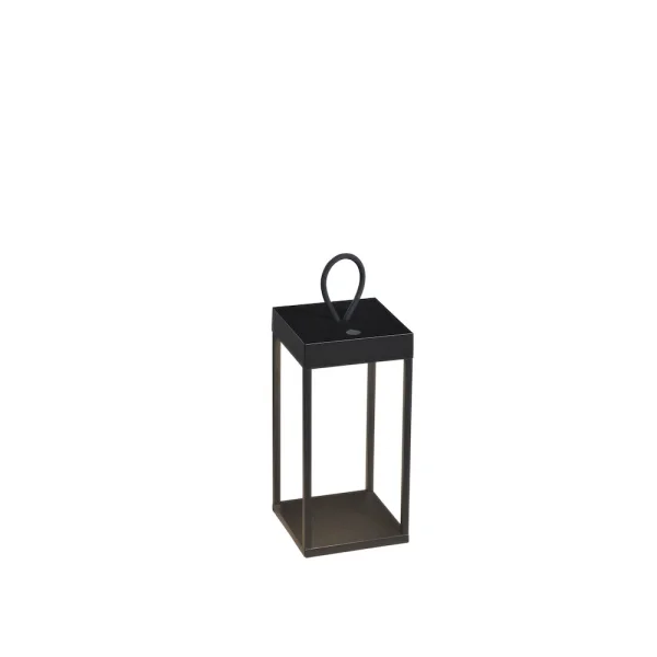 Konstsmide Ravello - lampadaire et lampe de table portable avec port USB - 15 x 30 x 15 cm - 2,2W dimmable LED inclus - IP54 - noir