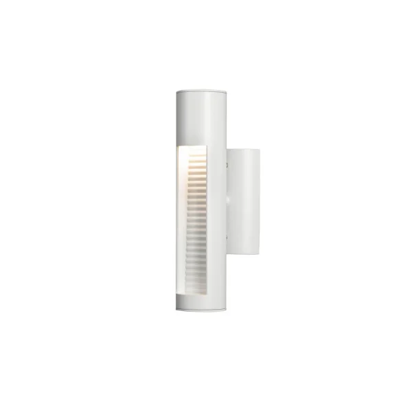 Konstsmide Udine - applique murale extérieure - 7,5 x 13,5 x 33 cm - 12W LED inclus - IP44 - blanc