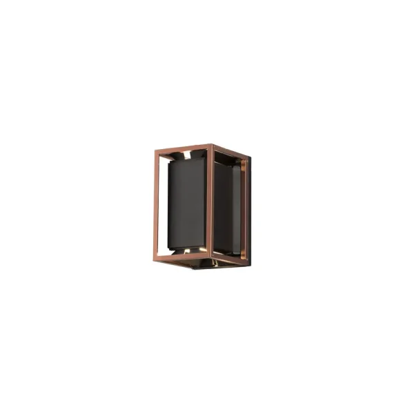 Konstsmide Vale - applique murale d'extérieur - 12 x 15 x 20 cm - IP44 - noir