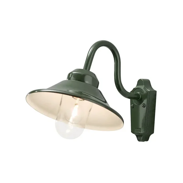 Konstsmide Vega - applique murale d'extérieur - 29,5 x 44 x 30 cm - IP23 - vert brillant
