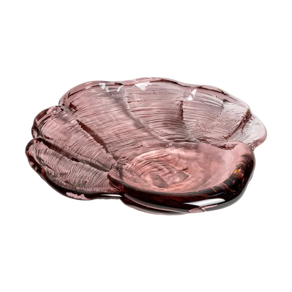 Kosta Boda Coupelle en verre d'art coquillage 30x33 cm Rose