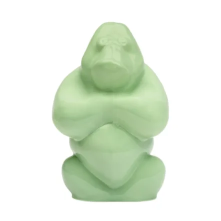 Kosta Boda Sculpture Gabba Gabba Hey 120 mm Mint green