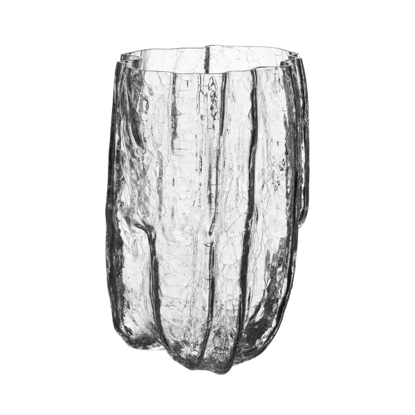 Kosta Boda Vase Crackle 27 cm Transparent